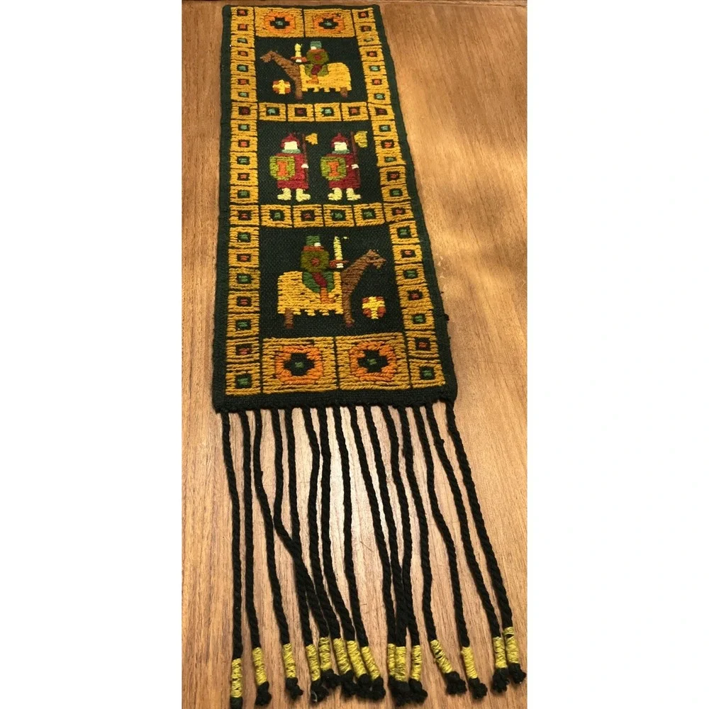 VTG Polish Kilim Wall Hanging Wool